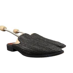 Band of Gypsies Shoes Womens 7.5 Mule Flats Woven Slip On Skipper Boho Comfort